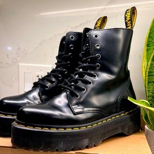 Dr. Martens Jadon #drmatrens #jadon smooth leather black size 8